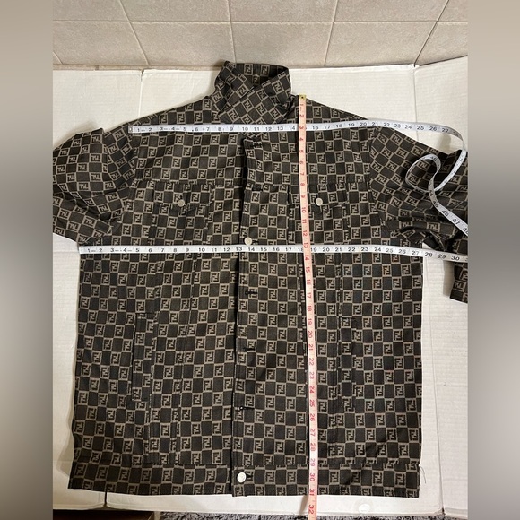 Fendi Black and Gray Trench Coat - Picture 12 of 16